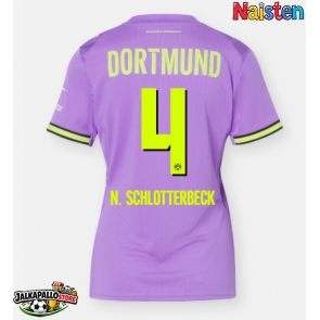 Borussia Dortmund Nico Schlotterbeck #4 Kolmaspaita Naisten 2026-27 Lyhythihainen